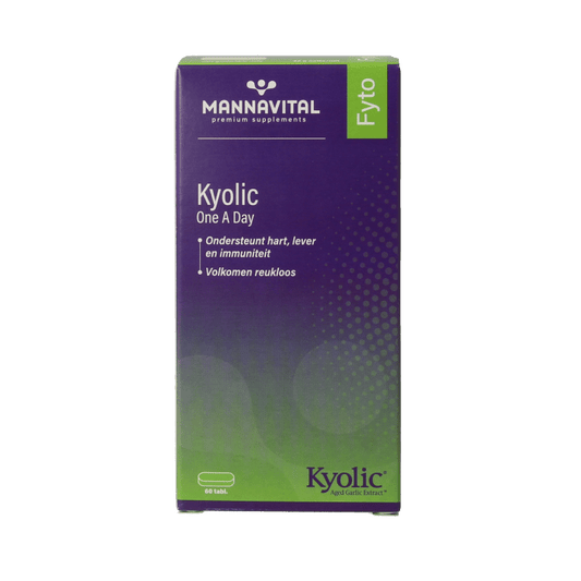 Mannavital Kyolic one a day 60 Tabletten - DrogistWereld