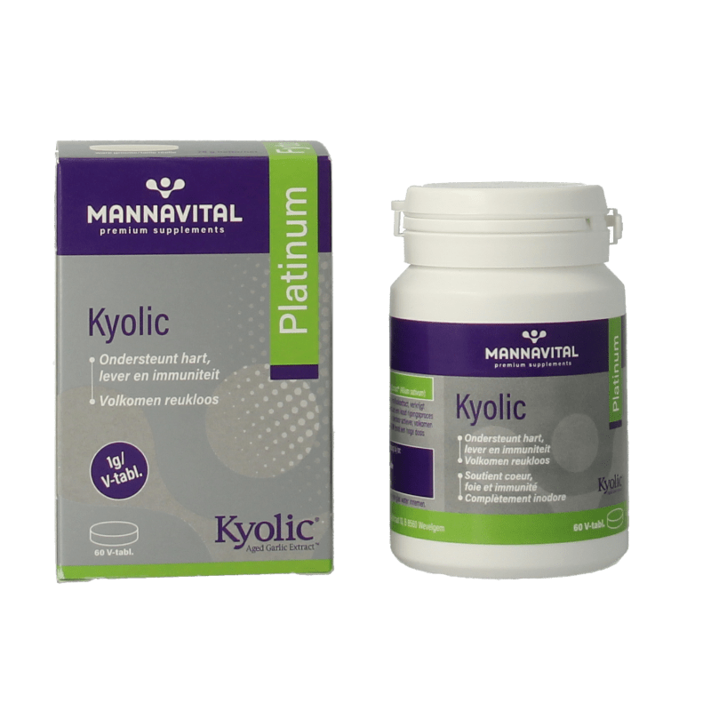 Mannavital Kyolic platinum 60 Tabletten - DrogistWereld