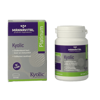 Mannavital Kyolic platinum 60 Tabletten - DrogistWereld