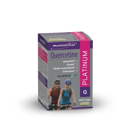 Mannavital Quercetine platinum 60 Vegetarische capsules - DrogistWereld