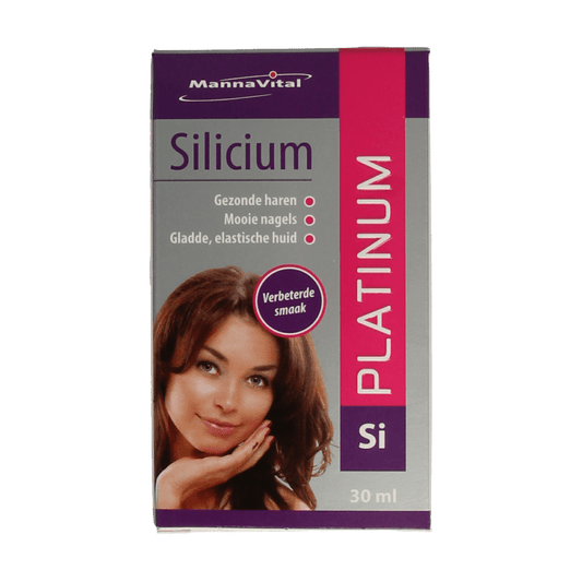 Mannavital Silicium platinum 30 Milliliter - DrogistWereld