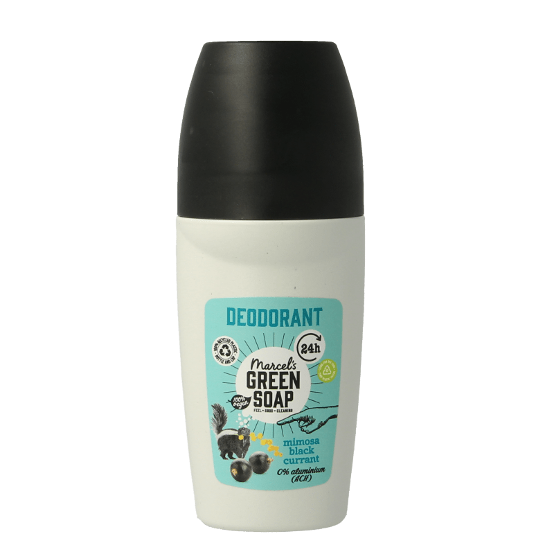 Marcel's Green Soap Deoroller mimosa black currant 50 Milliliter - DrogistWereld