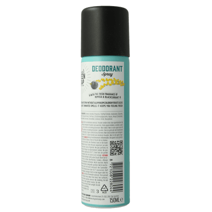 Marcel's Green Soap Deospray mimosa black currant 150 Milliliter - DrogistWereld