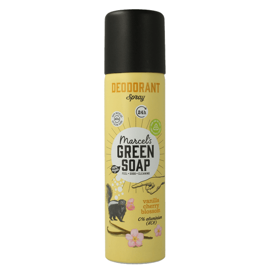 Marcel's Green Soap Deospray vanilla cherryblossom 150 Milliliter - DrogistWereld