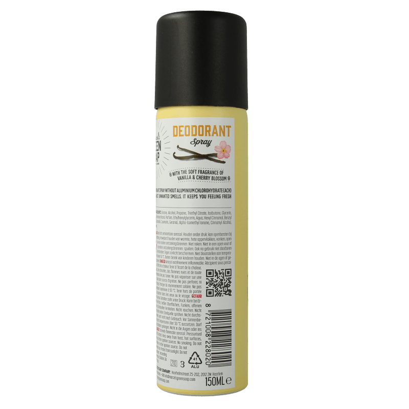 Marcel's Green Soap Deospray vanilla cherryblossom 150 Milliliter - DrogistWereld