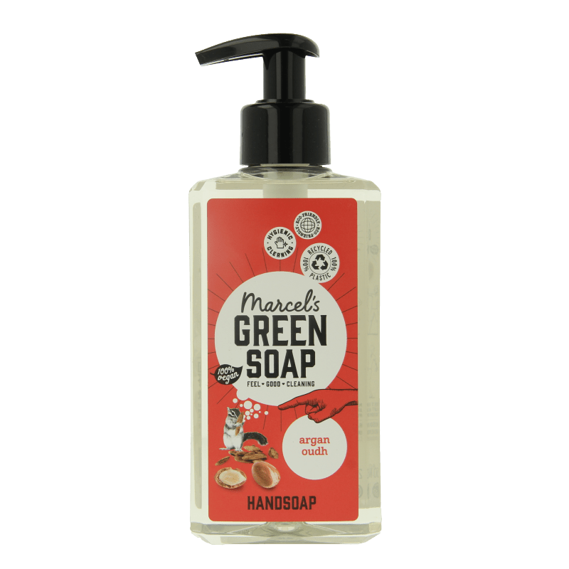 Marcel's Green Soap Handzeep argan & oudh 250 Milliliter - DrogistWereld