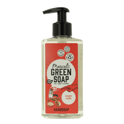Marcel's Green Soap Handzeep argan & oudh 250 Milliliter - DrogistWereld