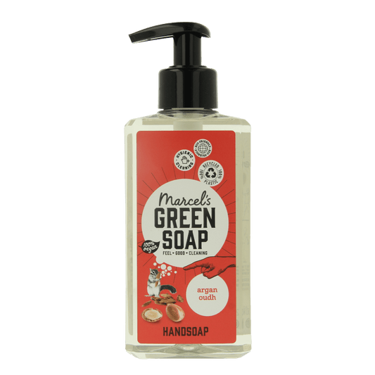Marcel's Green Soap Handzeep argan & oudh 250 Milliliter - DrogistWereld