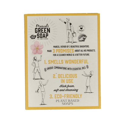 Marcel's Green Soap Handzeep bar vanille & kersenbloesem 90 Gram - DrogistWereld