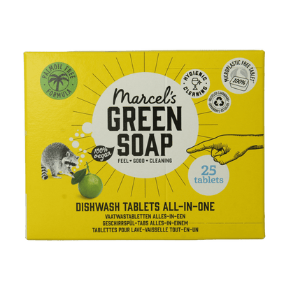 Marcel's Green Soap Vaatwas tabletten 25 Stuks - DrogistWereld