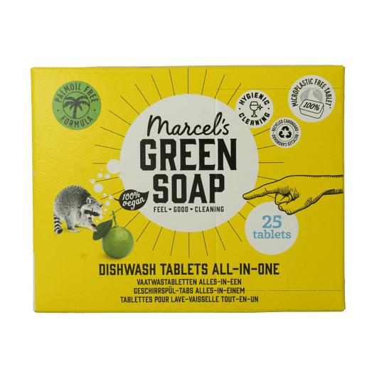 Marcel's Green Soap Vaatwas tabletten 25 Stuks - DrogistWereld