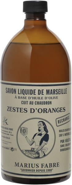 Marius Fabre Nature Marseille zeep sinaasschil navul 1 Liter - DrogistWereld