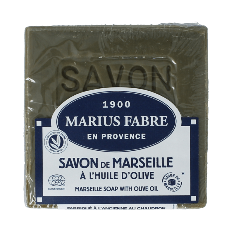 Marius Fabre Savon Marseille zeep olijf in folie 400 Gram - DrogistWereld