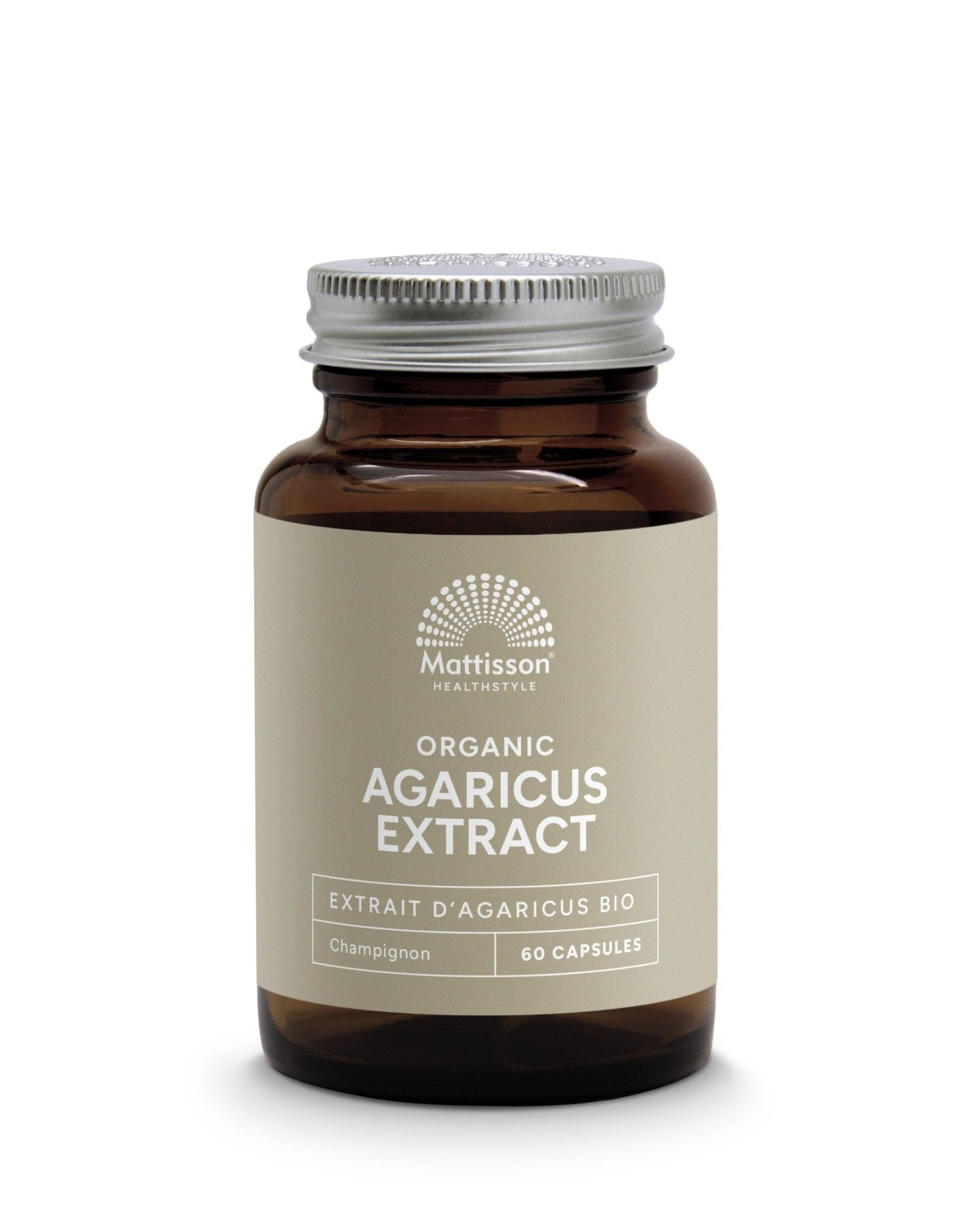 Mattisson Agaricus extract 400mg bio 60 Capsules - DrogistWereld