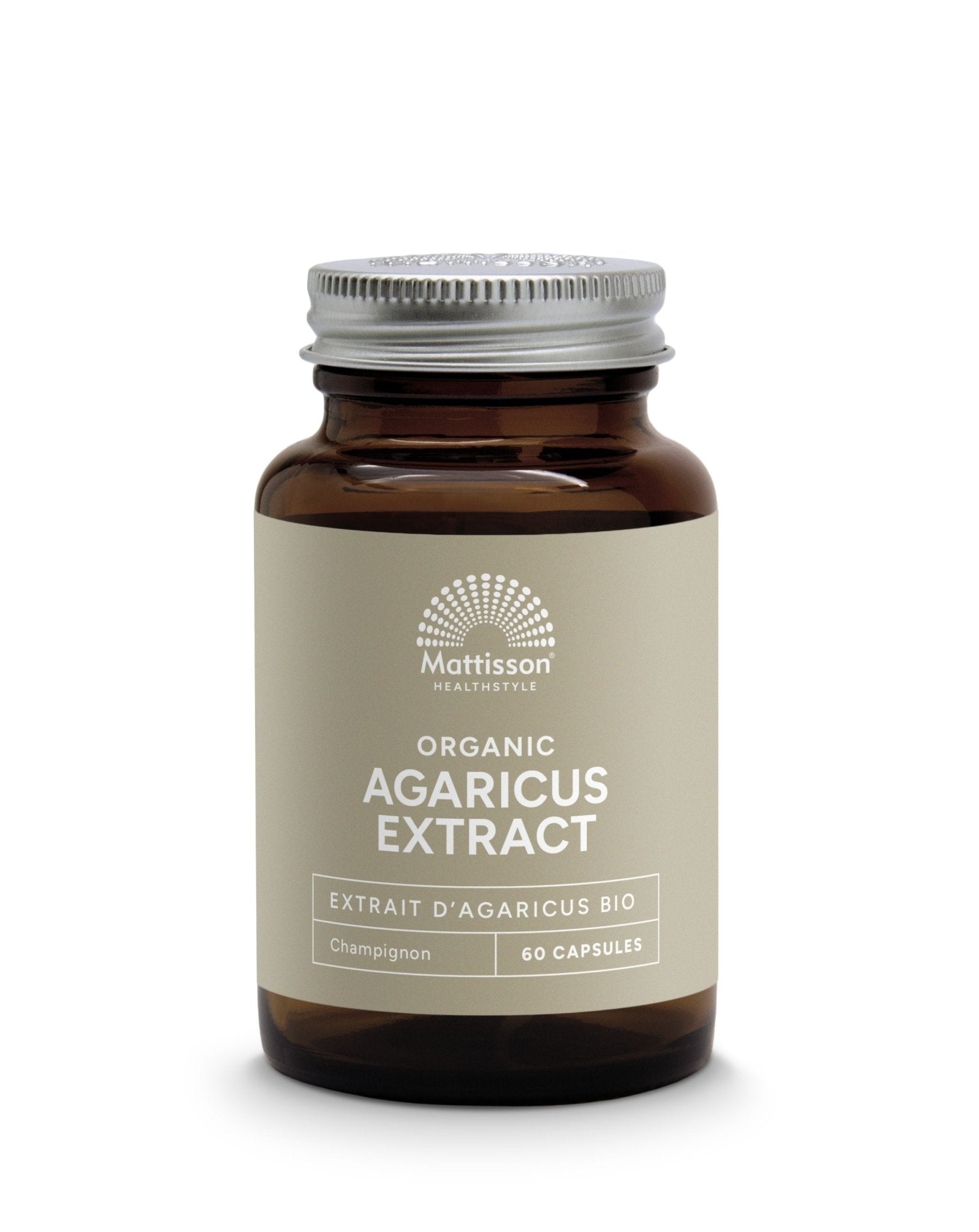 Mattisson Agaricus extract 400mg bio 60 Capsules - DrogistWereld