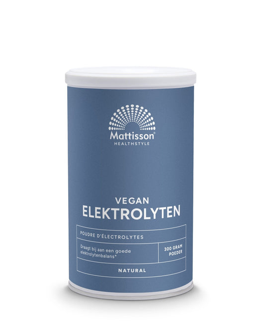 Mattisson Elektrolyten poeder naturel vegan 300 Gram - DrogistWereld