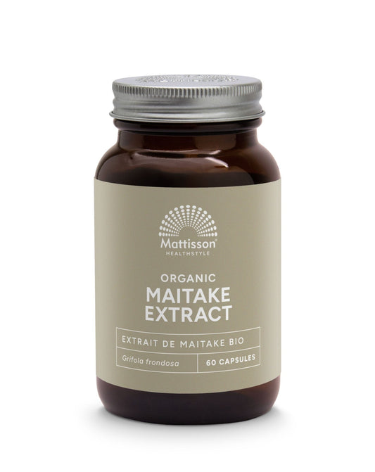 Mattisson Maitake extract 400mg bio 60 Vegetarische capsules - DrogistWereld