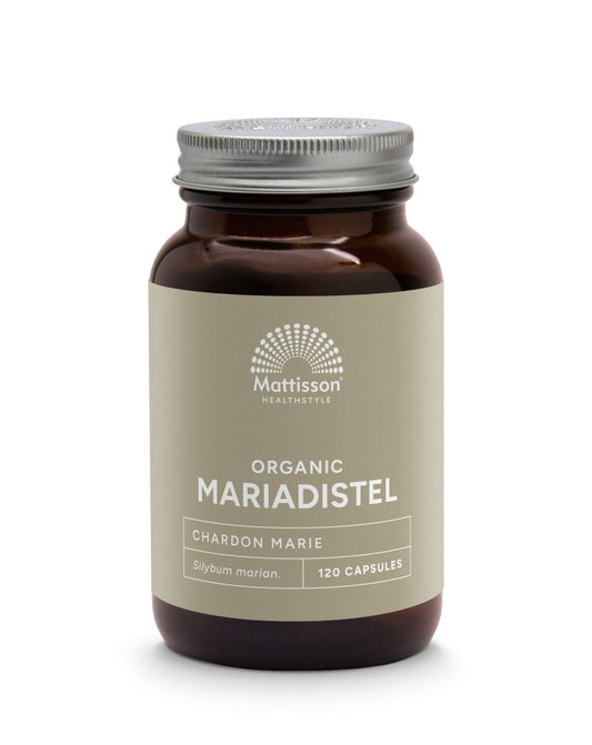 Mattisson Mariadistel 250mg organic bio 120 Vegetarische capsules - DrogistWereld
