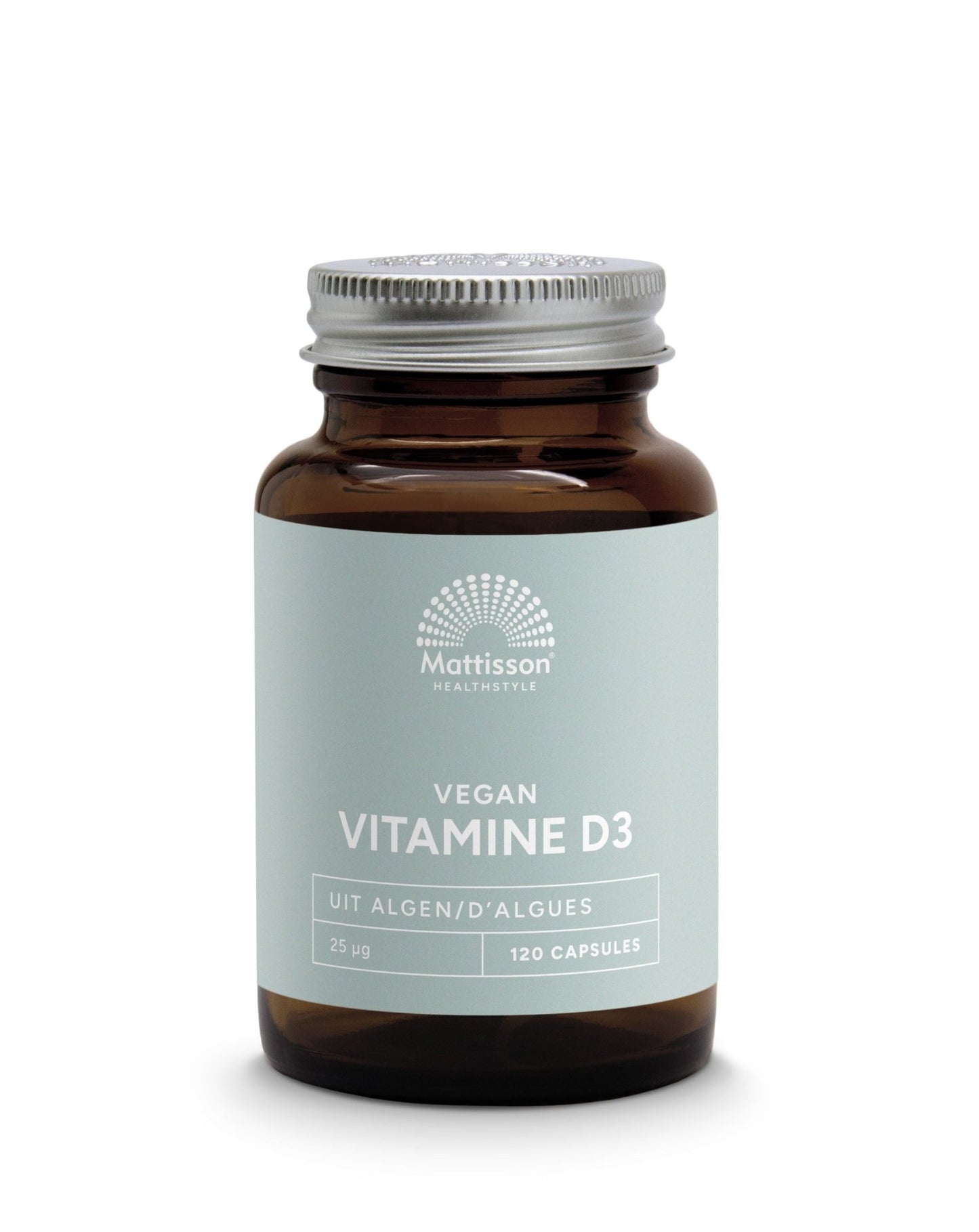 Mattisson Vegan vitamine D3 25mcg/1000IE 120 Vegetarische capsules - DrogistWereld
