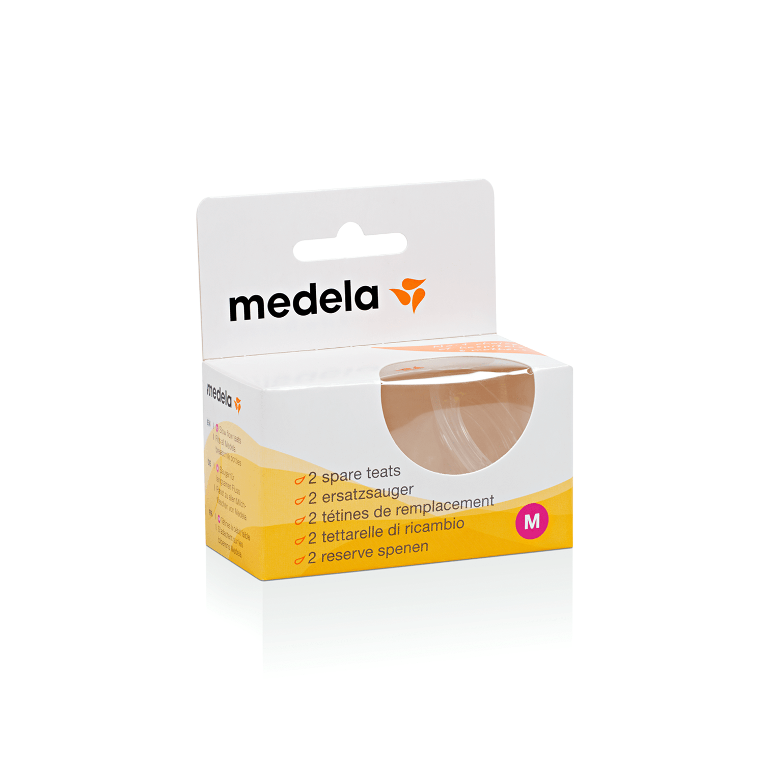 Medela Speen medium flow 2 Stuks - DrogistWereld