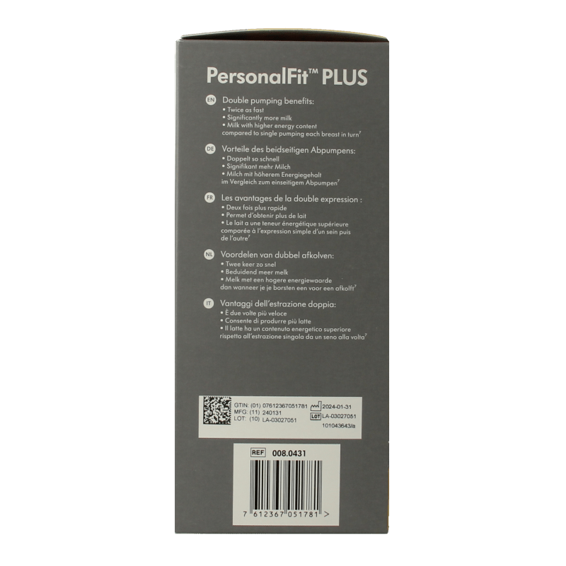 Medela Symphony afkolfset dubbel maat M 1 Set - DrogistWereld