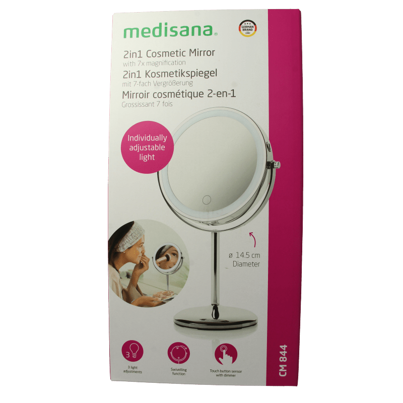 Medisana Cosmeticaspiegel 3 in 1 CM844 1 Stuks - DrogistWereld