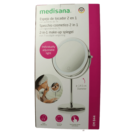 Medisana Cosmeticaspiegel 3 in 1 CM844 1 Stuks - DrogistWereld