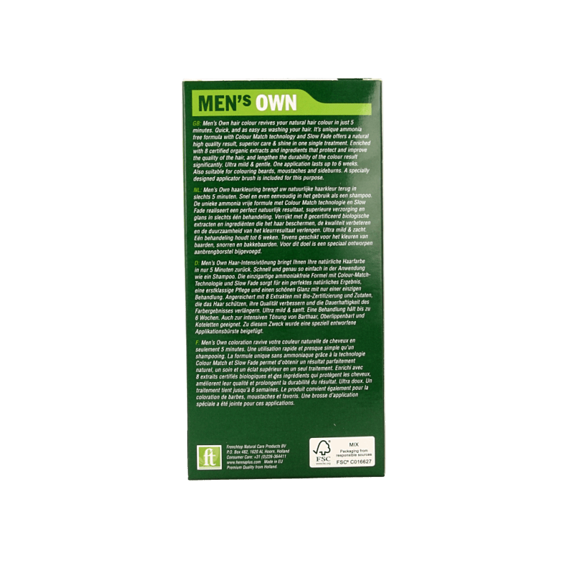 Mens Own Men's own black 80 Milliliter - DrogistWereld
