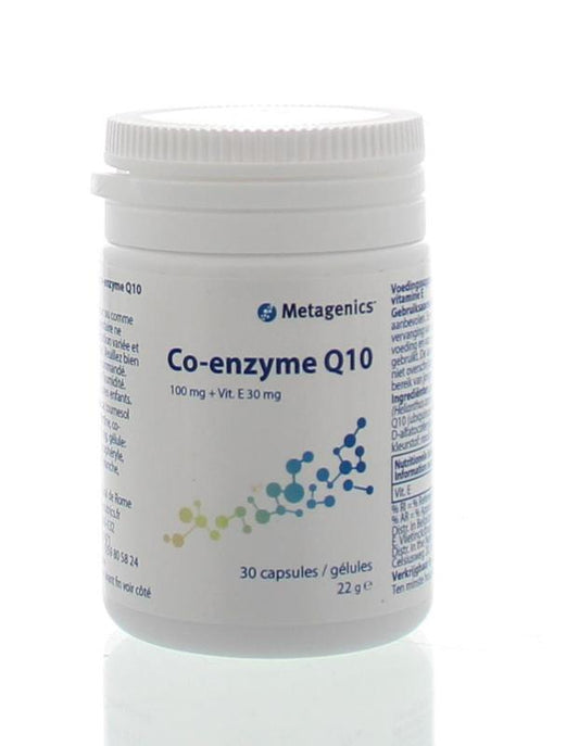 Metagenics Co enzyme Q10 100mg 30 Capsules - DrogistWereld