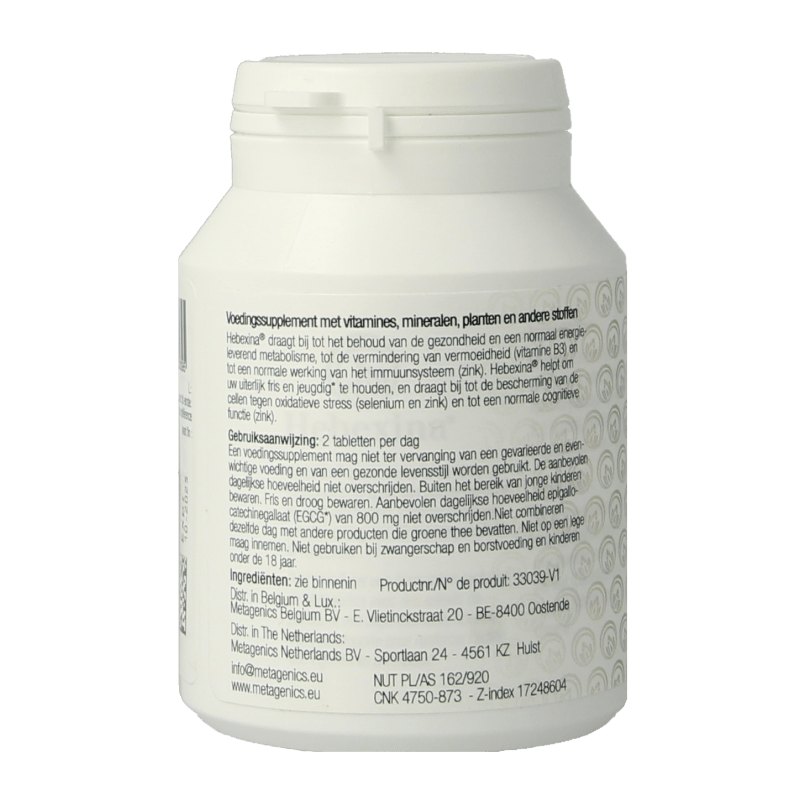 Metagenics Hebexina 60 Tabletten - DrogistWereld