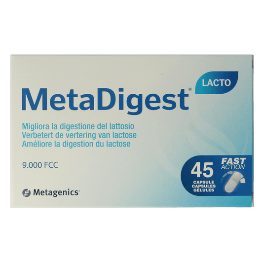 Metagenics Metadigest lacto blister 45 Capsules - DrogistWereld