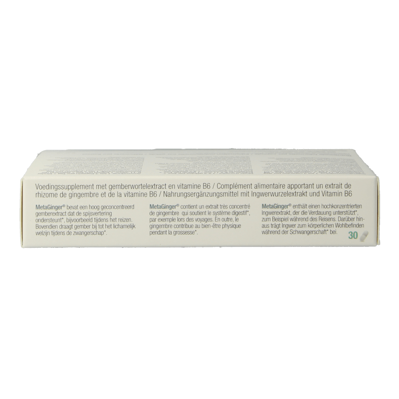 Metagenics Metaginger 30 Capsules - DrogistWereld
