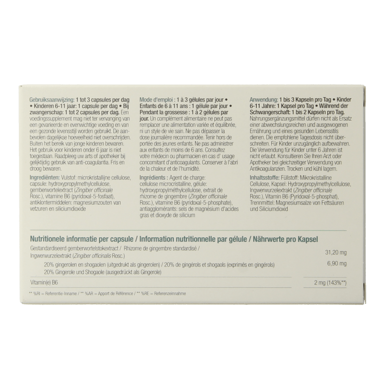 Metagenics Metaginger 30 Capsules - DrogistWereld