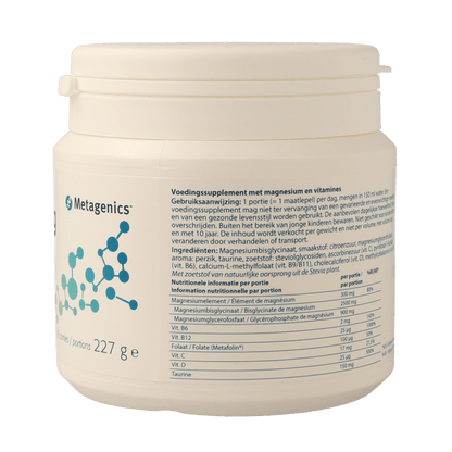 Metagenics Metamag perzik 227 Gram - DrogistWereld