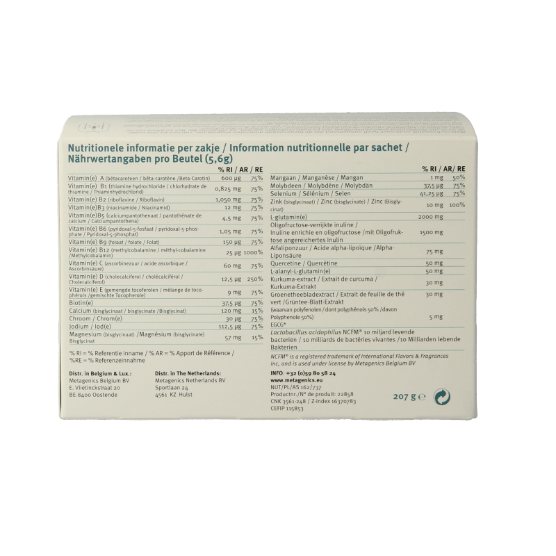 Metagenics Nutrimonium original 28 Sachets - DrogistWereld