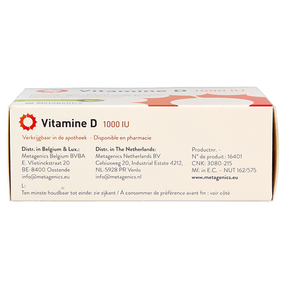 Metagenics Vitamine D 1000IU 168 Tabletten - DrogistWereld