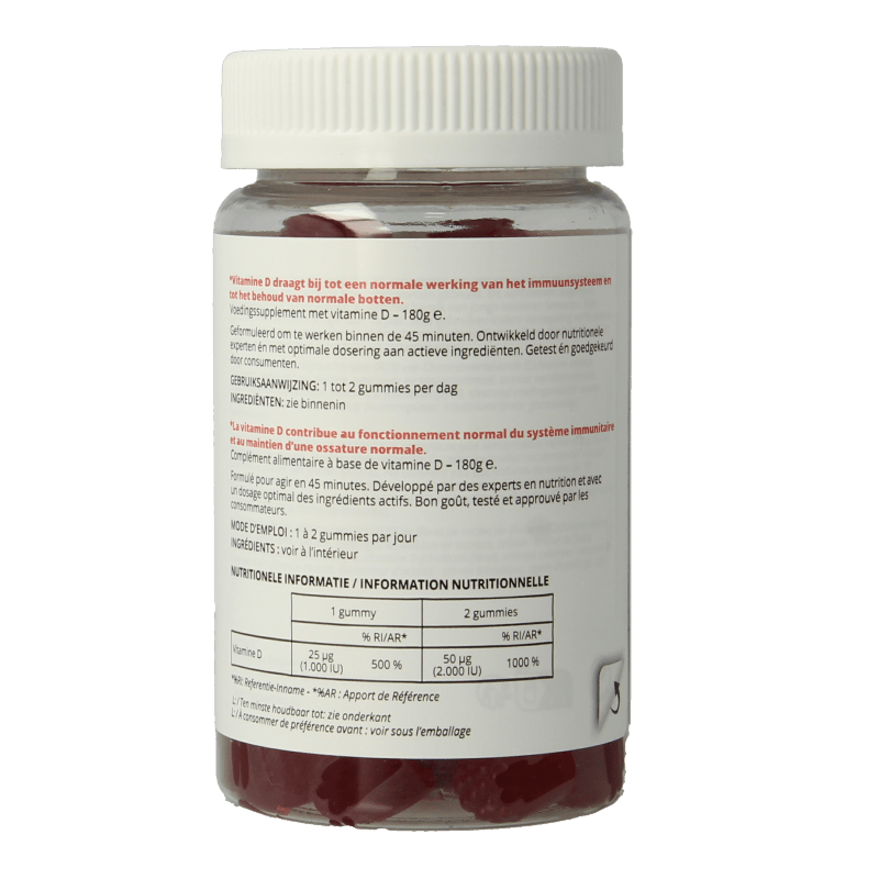 Metagenics Vitamine D 1000IU 60 Gummies - DrogistWereld