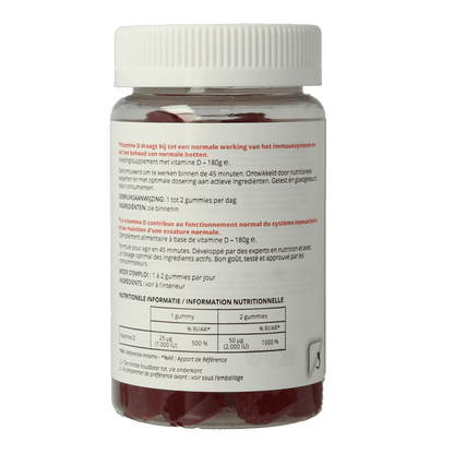 Metagenics Vitamine D 1000IU 60 Gummies - DrogistWereld