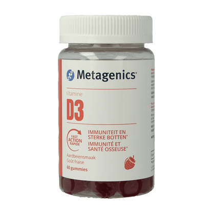 Metagenics Vitamine D 1000IU 60 Gummies - DrogistWereld