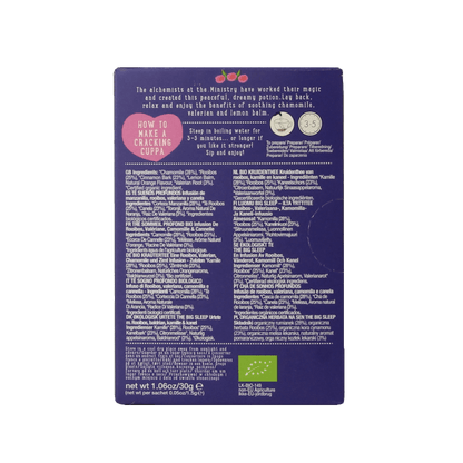 Ministry Of Tea The big sleep bio 20 Zakjes - DrogistWereld
