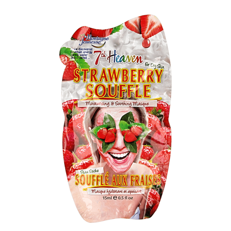 Montagne 7th Heaven gezichtsmasker strawberry souffle 15 Milliliter - DrogistWereld
