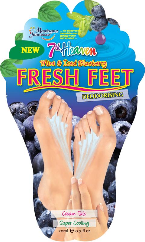Montagne 7th Heaven voetenmasker fresh feet 20 Milliliter - DrogistWereld
