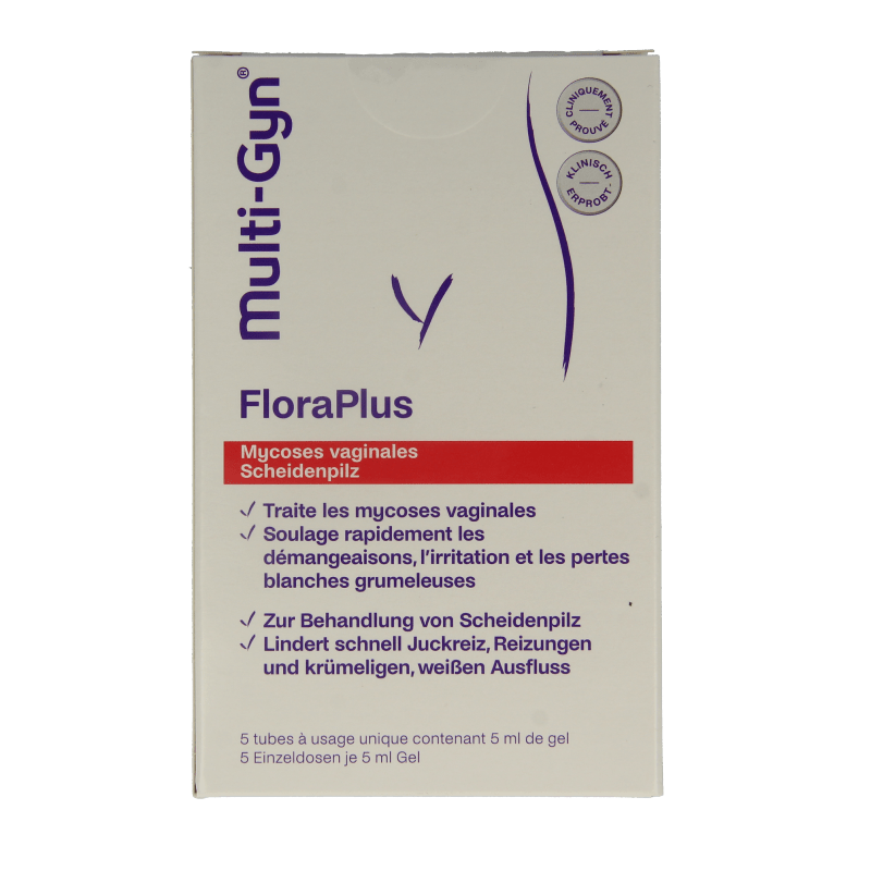 Multi GYN Floraplus tubes 5 Stuks - DrogistWereld