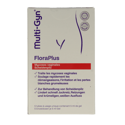 Multi GYN Floraplus tubes 5 Stuks - DrogistWereld