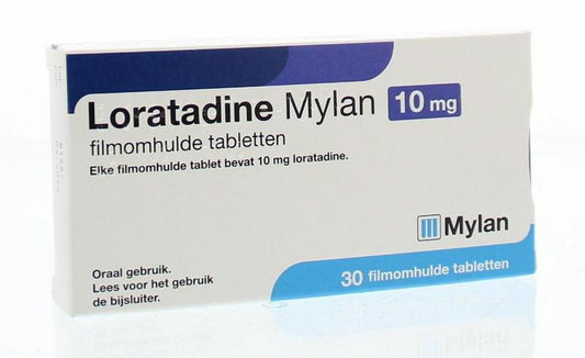 Mylan Loratadine 10mg 30 Tabletten - DrogistWereld