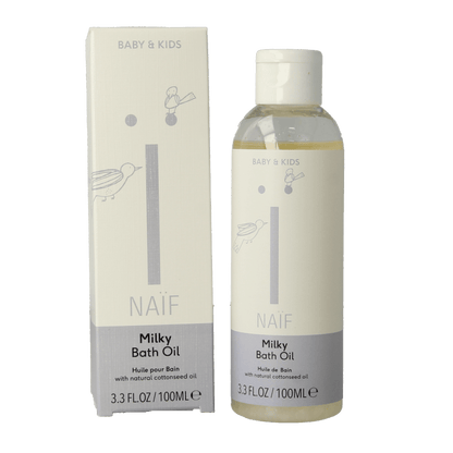 Naif Baby & kids milky bath oil 100 Milliliter - DrogistWereld