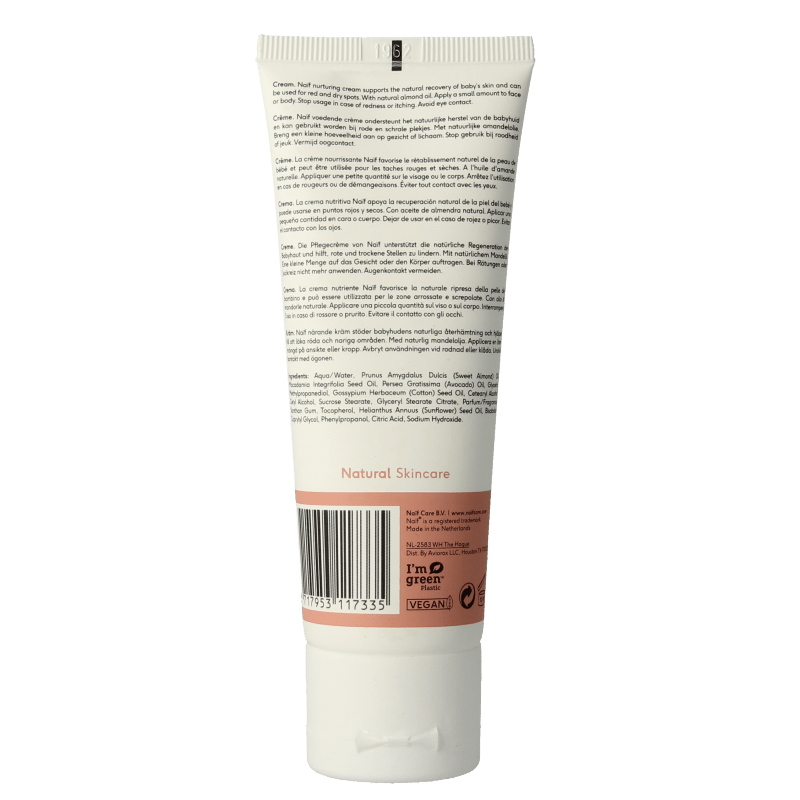 Naif Baby & kids nurturing cream 75 Milliliter - DrogistWereld