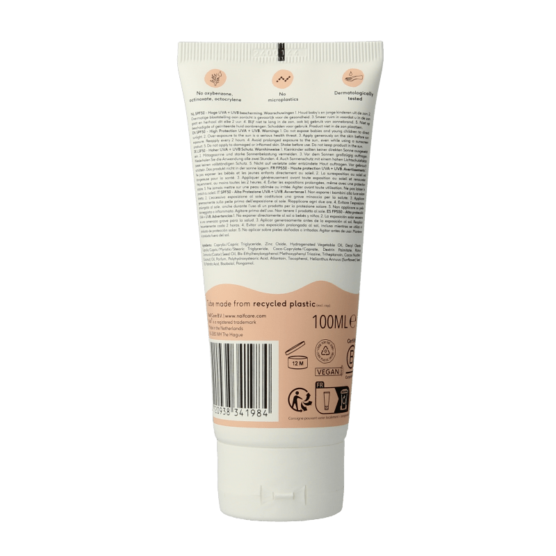 Naif Zon baby & kids creme SPF50 100 Milliliter - DrogistWereld