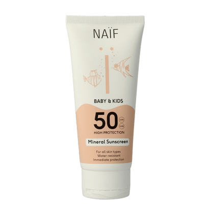 Naif Zon baby & kids creme SPF50 100 Milliliter - DrogistWereld