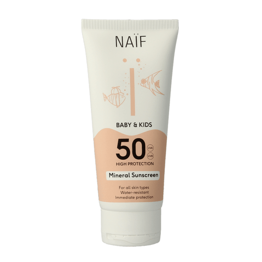 Naif Zon baby & kids creme SPF50 100 Milliliter - DrogistWereld